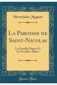 La Paroisse de Saint-Nicolas