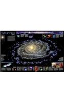 National Geographic Milky Way Wall Map - Laminated (31.25 X 20.25 In)