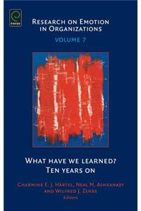 What Have We Learned?