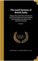 The Land Systems of British India