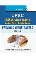Upsc-Civil Services (Preliminary) General Studies Solved Papers