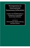 Transparency in International Investment Arbitration