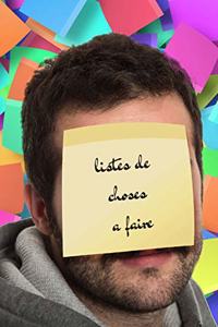 listes de choses a faire