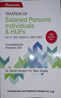 Commercial's Taxation Salaried Persons Individuals & HUFs - 17/edition, 2021