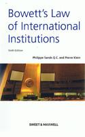 Bowett’s Law of International Institutions, 6/e