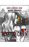 Adult Coloring Book Horror Cabin