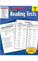 Scholastic Success with Reading Tests: Grade 5 Workbook