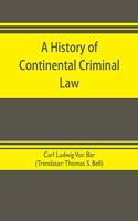 history of continental criminal law