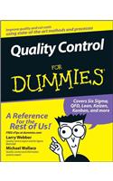 Quality Control for Dummies