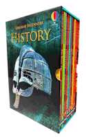 Usborne Beginners History 10 Books Collection Box Set (Stone Age, Iron Age, Egyptians, Ancient Greeks, Romans, Vikings, Castles & MORE!)