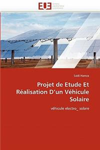 Projet de etude et réalisation d un véhicule solaire