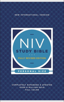 NIV Study Bible, Fully Revised Edition, Personal Size, Hardcover, Red Letter, Comfort Print