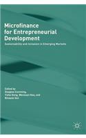 Microfinance for Entrepreneurial Development