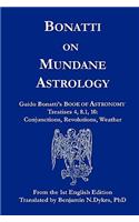 Bonatti on Mundane Astrology