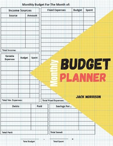 Monthly budget planner and organizer