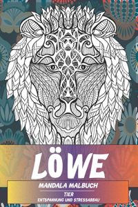 Mandala Malbuch - Entspannung und Stressabbau - Tier - Löwe