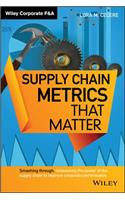 Supply Chain Metrics that Matter