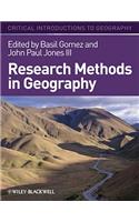 Research Methods Geography