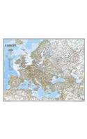 National Geographic Europe Wall Map - Classic (30.5 X 23.75 In)