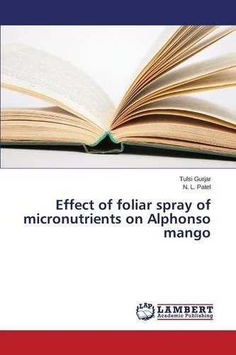 Effect of foliar spray of micronutrients on Alphonso mango
