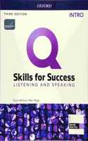 Q3e Intro Listening and Speaking Student Book and IQ Online Pack