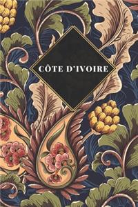 Côte d'Ivoire: Carnet de voyage ligné ou carnet de voyage ligné - Journal de voyage pour hommes et femmes avec lignes