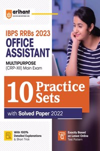 Arihant 10 Practice Sets for IBPS RRBs Office Assistant Multipurpose Main Exam 2023