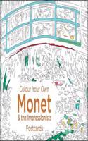 Colour Your Own Monet & the Impressionists Postcard Book