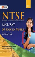 Ntse 2020-21 Class 10th (Mat + Sat) 30 Solved Papers