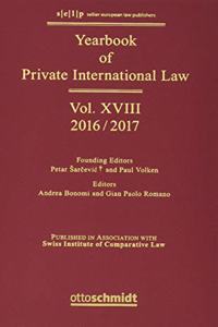 Yearbook of Private International Law Vol. XVIII - 2016/2017