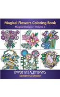 Magical Flowers Coloring Book