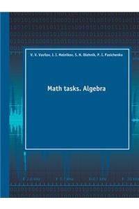 Math tasks. Algebra