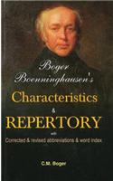 Boger Boenninghausen's Characteristics & Repertory