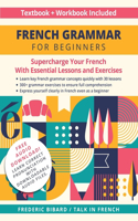 French Grammar for Beginners Textbook + Workbook Included