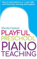 Playful Preschool Piano Teaching