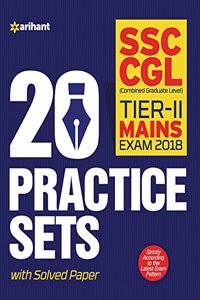 20 Practice Sets Ssc Combined Graduate Level Mains Exam Tier-II 2018