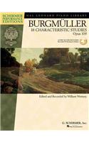 Johann Friedrich Burgmuller - 18 Characteristic Studies, Opus 109 Book/Online Audio