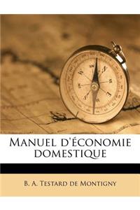Manuel d'Économie Domestique