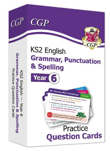 KS2 English Year 6 Practice Question Cards: Grammar, Punctuation & Spelling