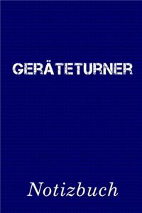 Geräteturner Notizbuch