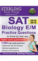 Sterling Test Prep SAT Biology E/M Practice Questions