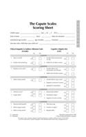 Capute Scales Scoring Sheets