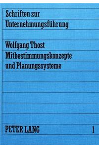 Mitbestimmungskonzepte Und Planungssysteme