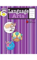 Language Arts: Grade 6 (Flash Kids Harcourt Family Learning)