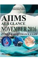 AIIMS AT A GLANCE NOVEMBER 2016 PG MEDICAL ENTRANCE EXAM