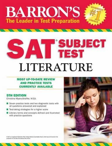 Sat Test in Literature: (Barron's SAT Subject Test Literature)