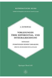 Vorlesungen über Differential- und Integralrechnung