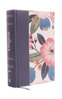 NIV, the Woman's Study Bible, Cloth Over Board, Blue Floral, Full-Color