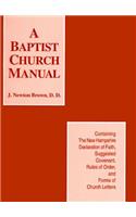 Baptist Church Manual