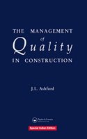 The Management of Quality in Construction